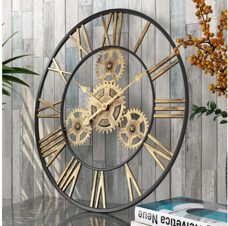 Decorative Large Metal Wall Clock